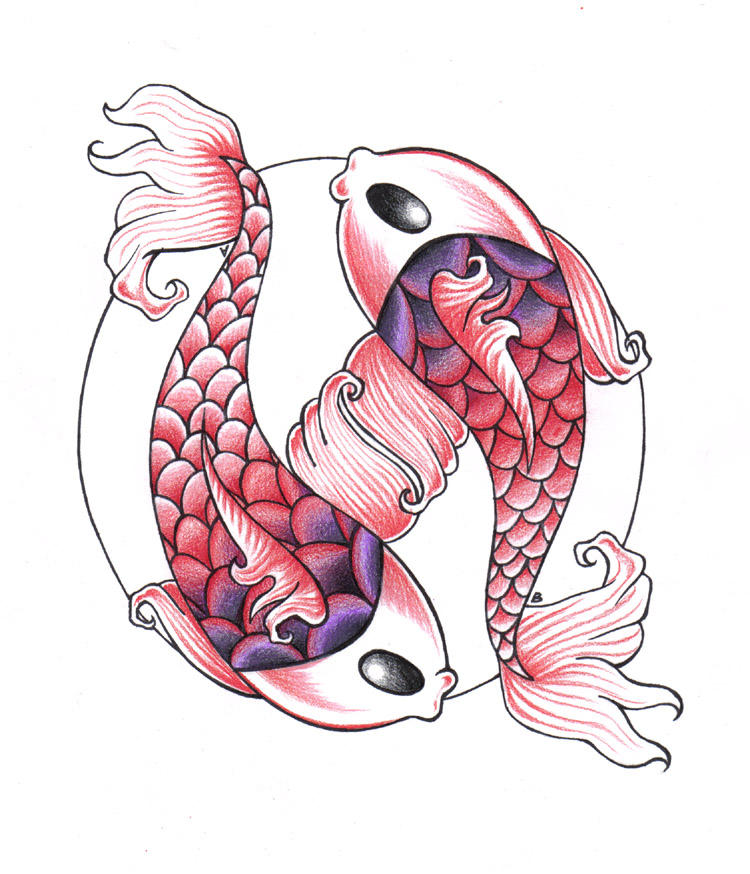 Koi tattoo for Tomas by