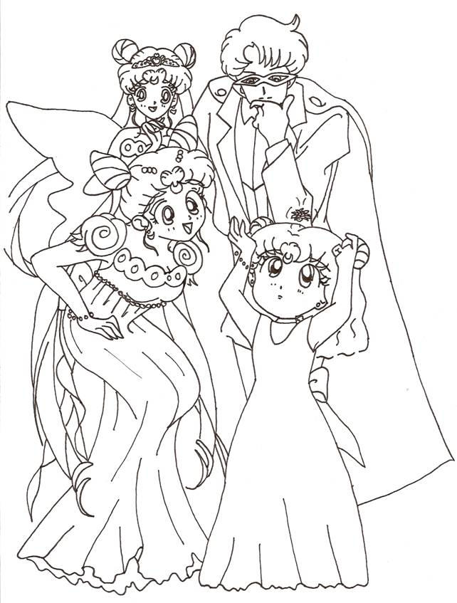 queen serenity coloring pages - photo #16