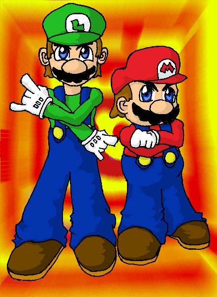 mario and luigi. How To Draw Mario Luigi