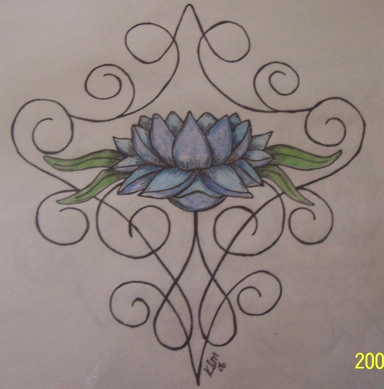 Lotus Tattoo - flower tattoo