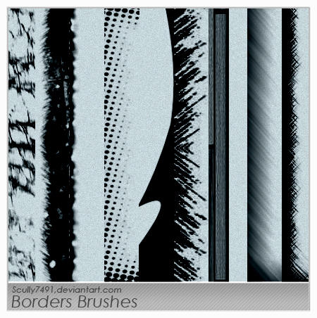 photoshop border brushes