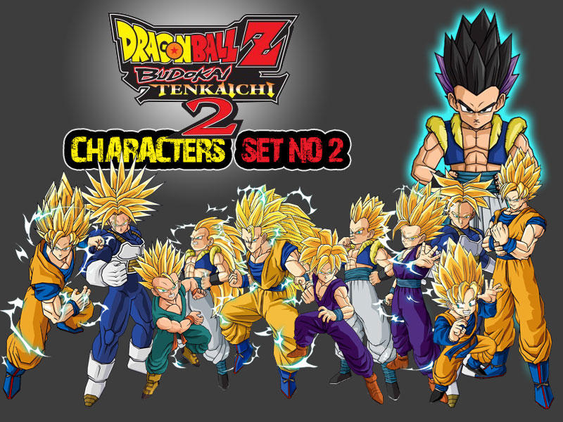 Dragon Ball Z Characters Set2 by TheLonelyWolf on DeviantArt