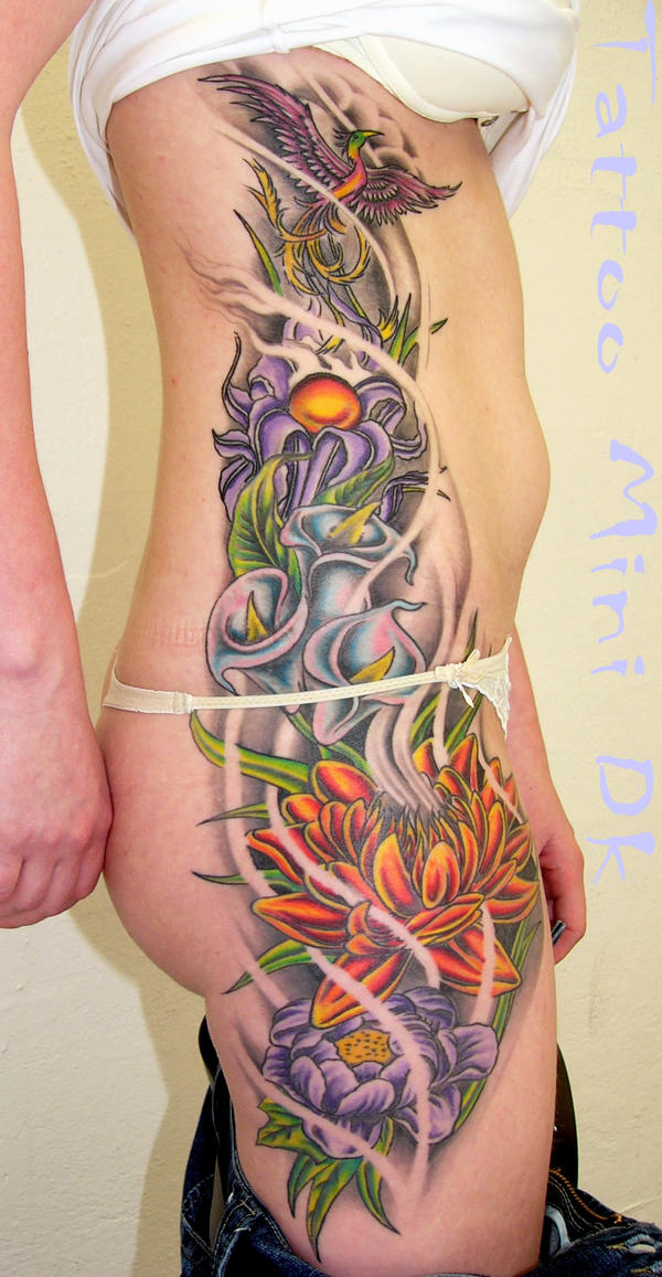 colour work | Flower Tattoo