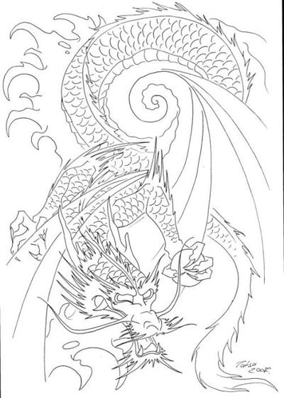 Dragon Tattoo Design by Tatsu87 on deviantART