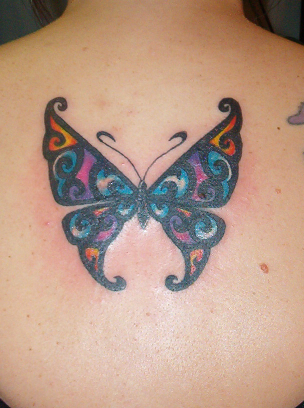 tattoo tribal Another tribal butterfly