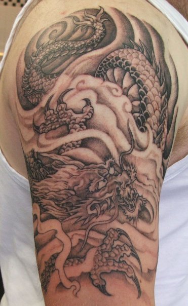Across the Far East, the dragon tattoos stands as a symbol of protection and 