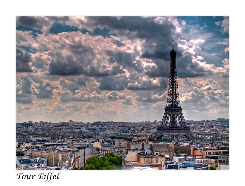 Paris HDR by onicomicosis on deviantART