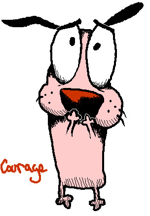 courage the cowardly dog by Nodyhr on deviantART
