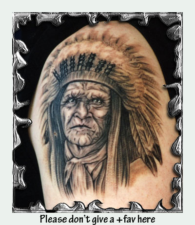 Old Indian Chief by mojotatboy by ~tattooonline on deviantART