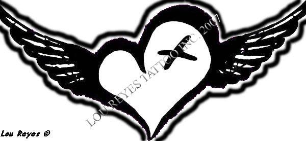 Heart with Wings tattoo by LouReyesTattoo on deviantART