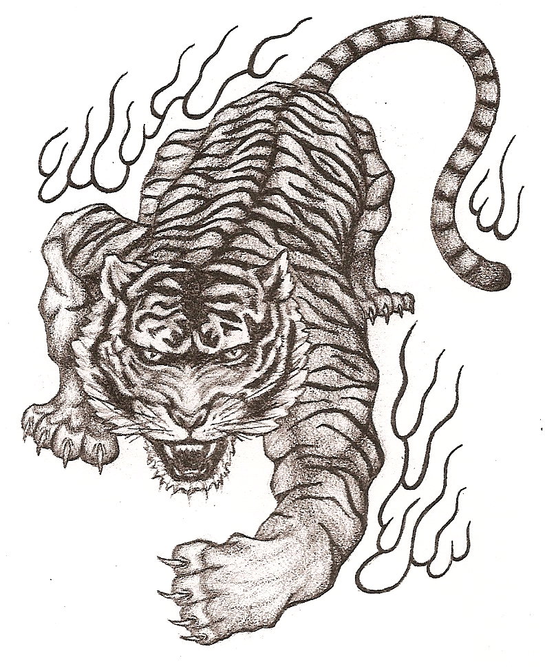 Tiger Tattoo By Shadowduckie