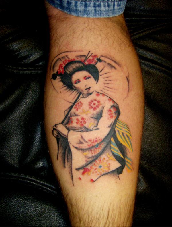 Geisha | Flower Tattoo