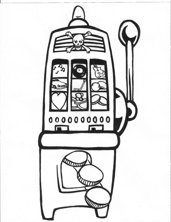 Slot Machine Tattoo by