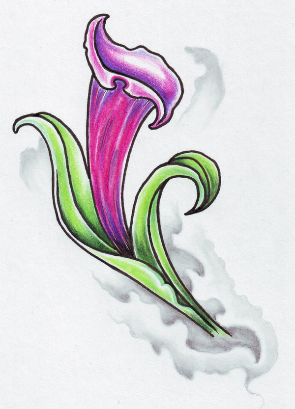 Flower tattoo by vikingtattoo on deviantART flower tattoo flash