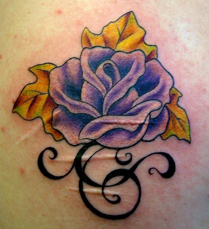 fall flower - flower tattoo