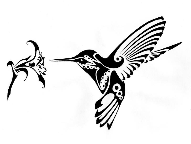 Hummingbird X-mas Gift | Flower Tattoo