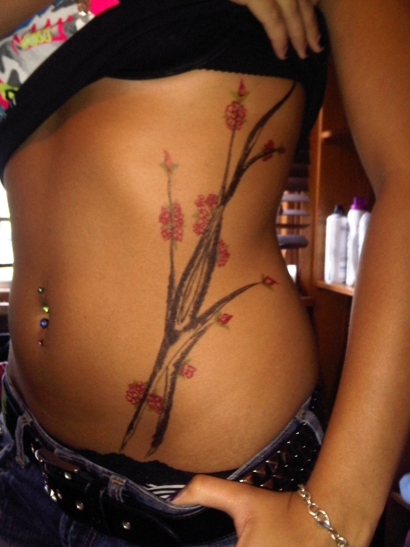 phoenix tattoo designs for men cherry blossom tattoo on side
