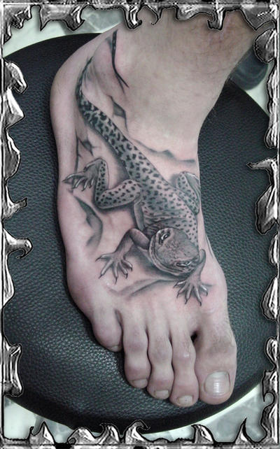 Desert Lizard II tattoo by mojotatboy on deviantART