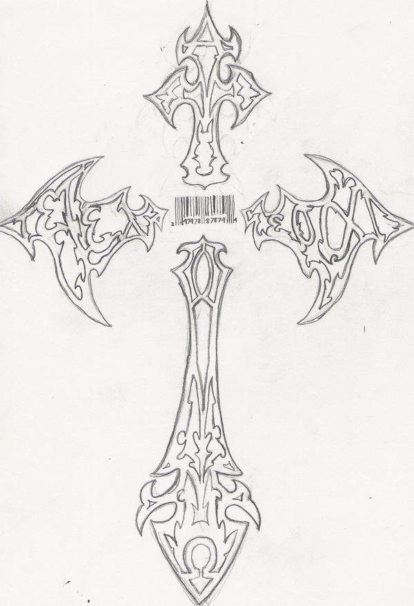 My Cross Tattoo Design by