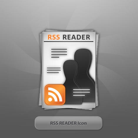 RSS READER Icon by twinware