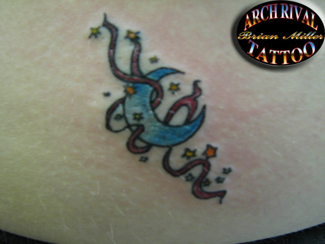 crescent moon and stars by theothertattooguy on deviantART
