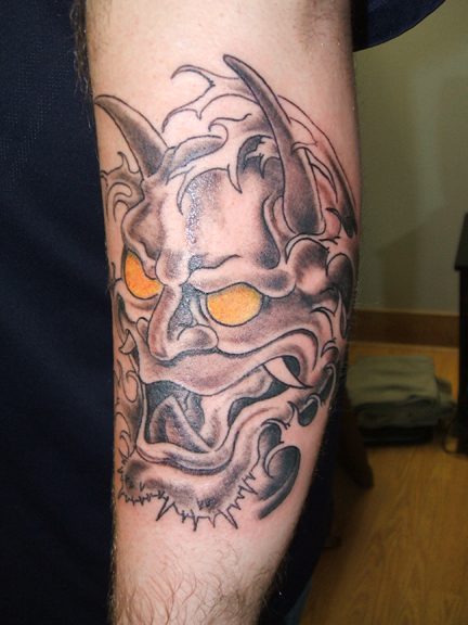Samurai+warrior+mask+tattoo