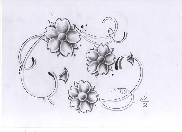 tattoo design flowers | Flower Tattoo
