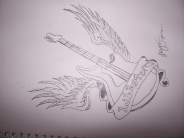 guitar tattoo designs. guitar tattoos guitar