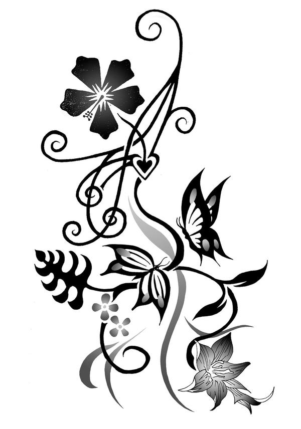Kat 2008 2nd attempt - flower tattoo