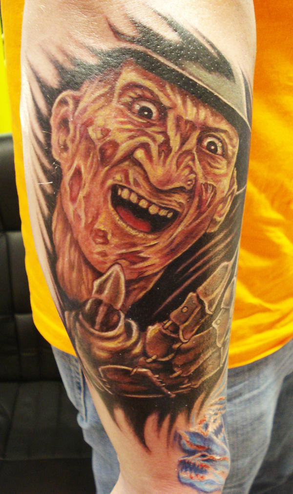 10 Frightening Freddy Krueger Tattoos