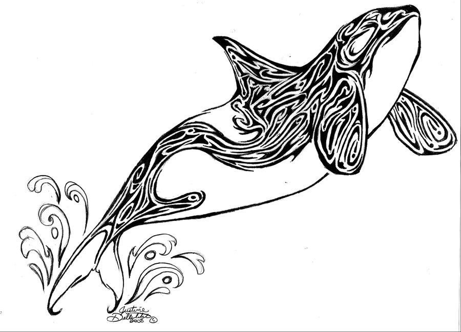 (Orca Tattoo Design by )