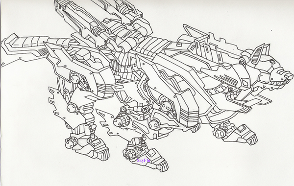 zoids coloring pages - photo #36