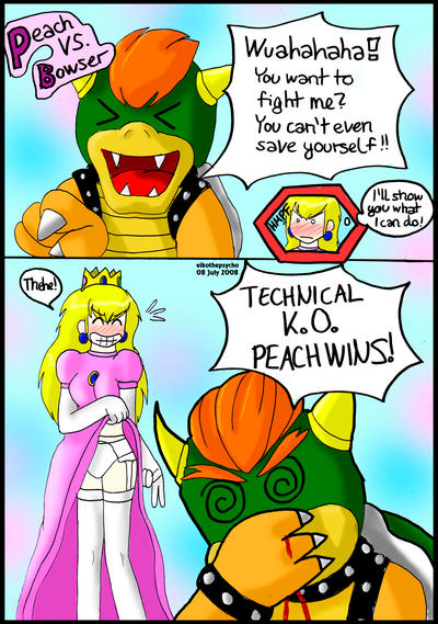 princess peach and bowser in love. Peach vs. Bowser by