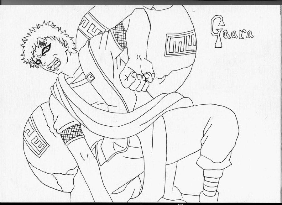 gaara coloring pages - photo #43