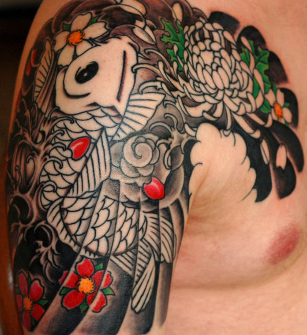 Japanese tattoo in progress by PerpetuumMobile on deviantART