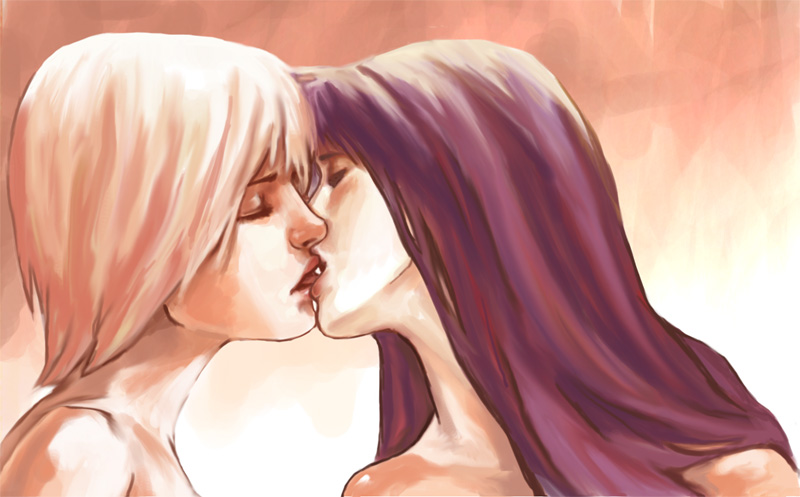 Sweet Lesbian Kissing 12
