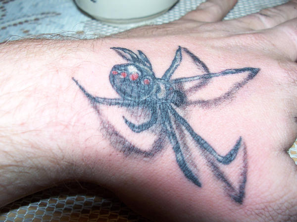 black widow spider tattoo. spider tattoos. Black Widow