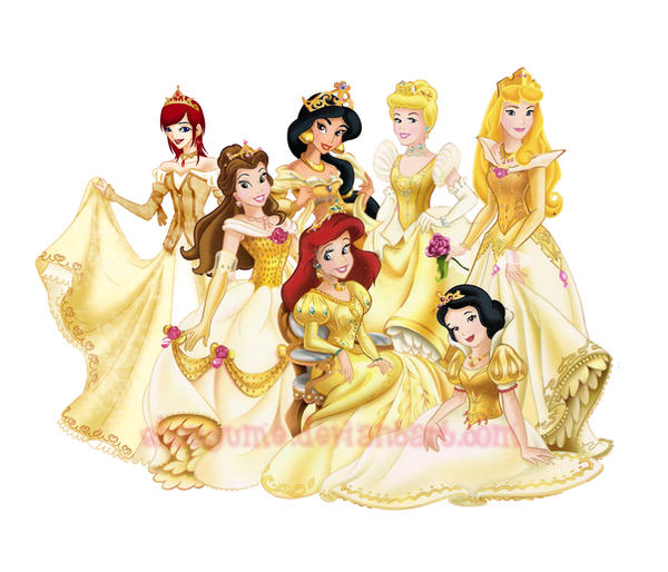 disney princesses. Disney Princesses Gold by