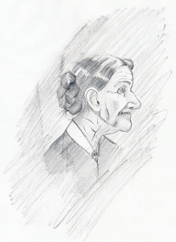 Old Woman sketch by LFDias on deviantART