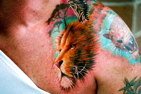 3. Lioness Portrait Tattoos - wide 9