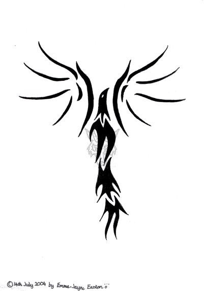 Tribal Phoenix tattoo II by dogzilla on deviantART tribal phoenix