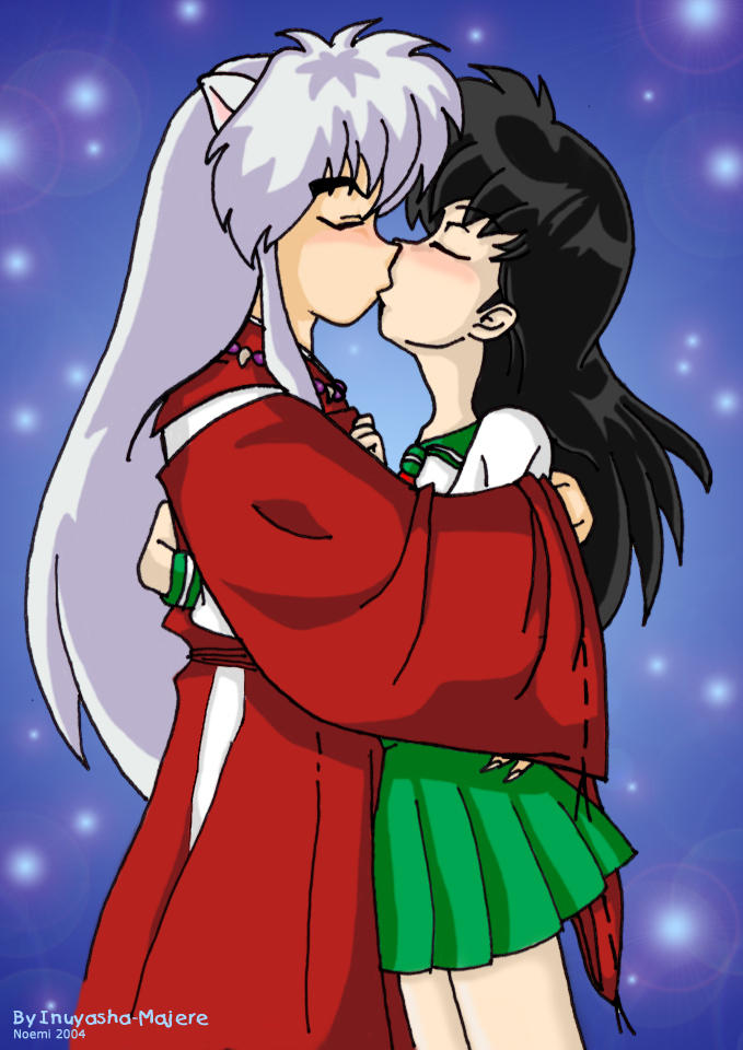 Inuyasha Kagome Kissing