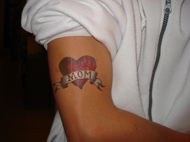 I Heart Mom Tattoo