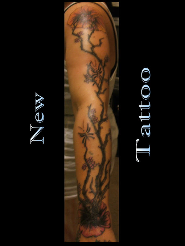 cherry blossom tree tattoos for women. pictures cherry blossom tree