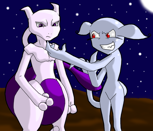 mewtwo wallpaper. Mewtwo x Giegue by ~hea777 on deviantART