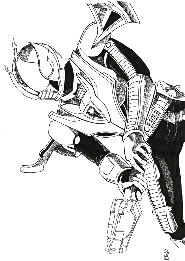 kamen rider coloring pages - photo #32