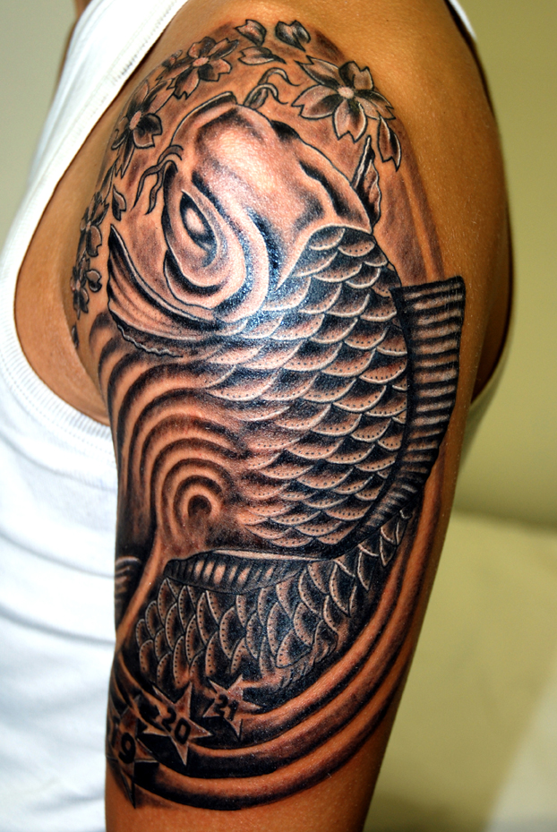tattoo carpa. koi fish tattoos