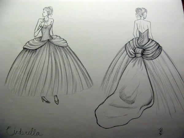 Cinderella Wedding Dress by RallyPchan on deviantART