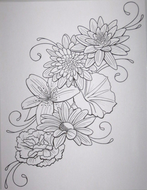 Flower Tattoo Shoulder. tattoo for girl. Flower Tattoo
