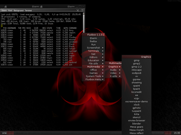 fluxbox wallpaper. FreeBSD + Fluxbox by